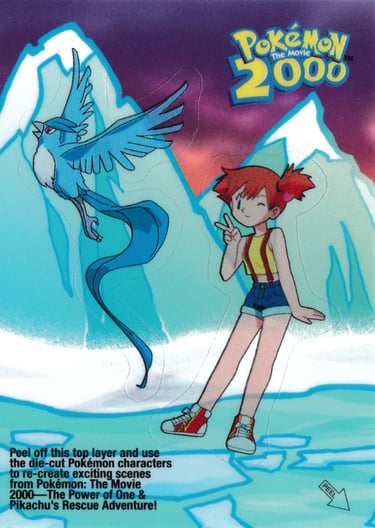 Stickers 2 of 10 Topps Pokémon The Movie 2000 front