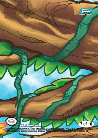 Stickers 7 of 10 Topps Pokémon The Movie 2000 back