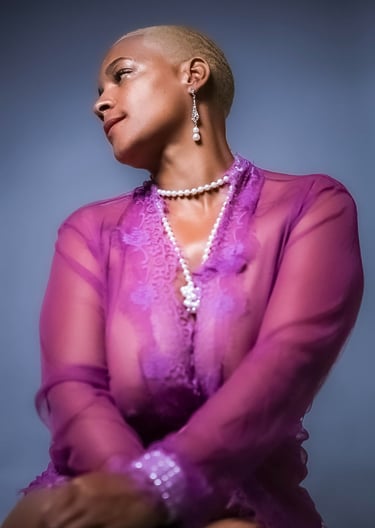 Amethyst Allure sheer robe by FreedomxFantasyLuxe in Winter Haven, Florida.