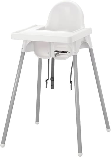 a baby's high chair with a baby's high chair
