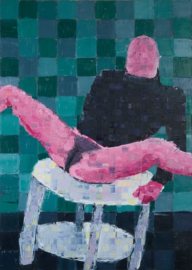 KutKunst Olieverf op Doek door Henk Tieten