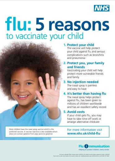 immunisation promotional poster