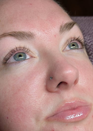lash lift and tint