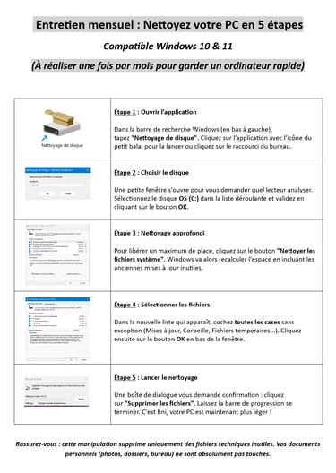 guide nettoyage disque dur pour windows 10 et 11