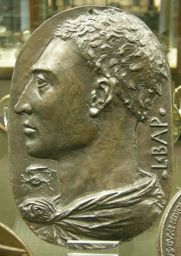 Leon Battista Alberti, (possibly) Self-Portrait, c. 1435