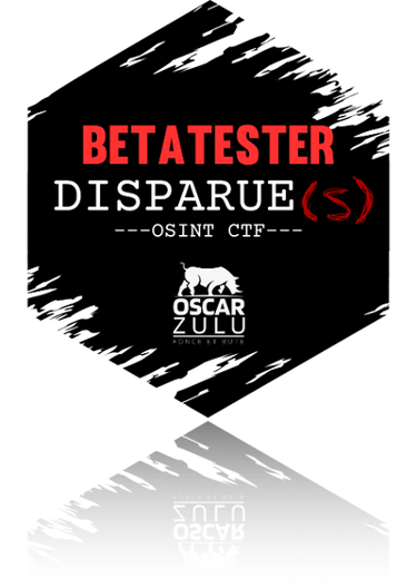 Logo ©Disparue(s) OSINT CTF Oscar Zulu