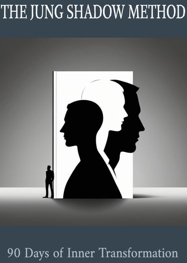 a man standing in front of a door with a shadow of a man