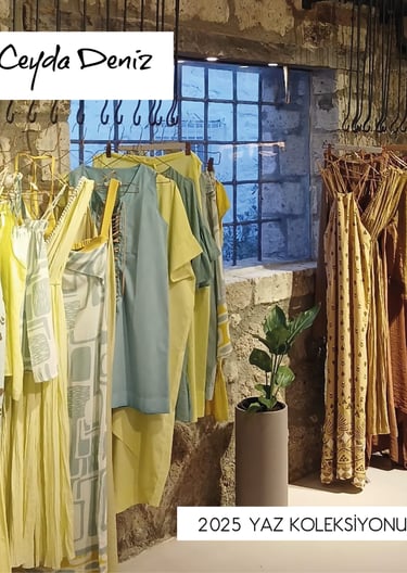 Ceyda Deniz markası için koleksiyon tanıtım görseli.