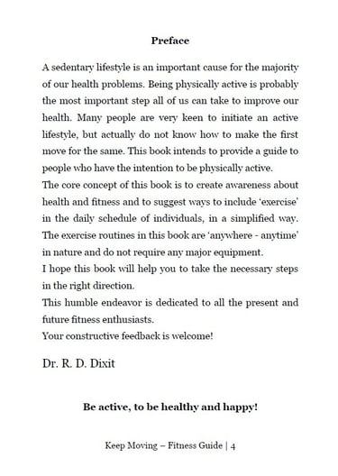 Keep Moving - a complete Fitness Guide