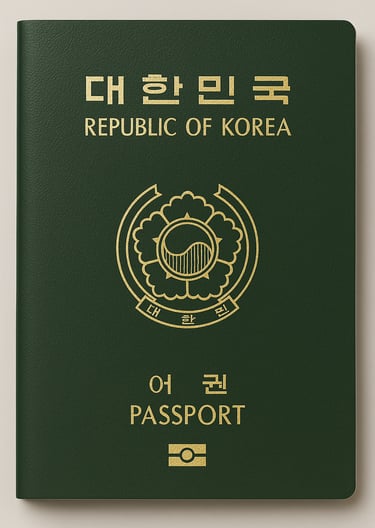 Korea passport