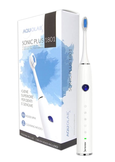 Traitement taches sur les dents: Brosse à dents Aquolab Sonique hygiene-precision.com