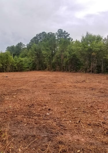 cleared lot ready for building