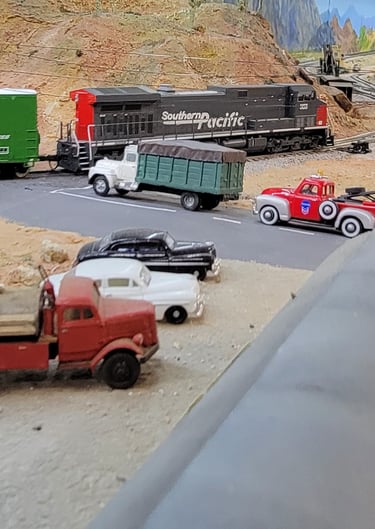 Southern Pacific Fruit Express passing Queen Creek, Arizona