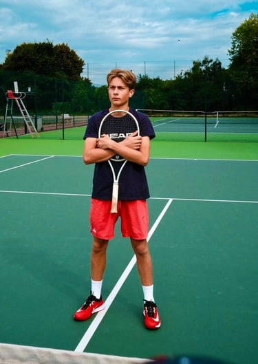 Grégoire Denis joueur de tennis français prometteur