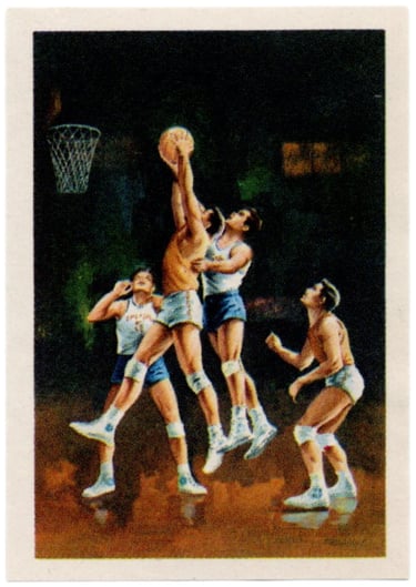 1964 Nestle Milo Olimpico Album #198 1936 Basketball Olympics card