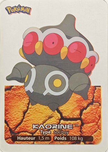 105 Kaorine Lamincards Pokémon série 3