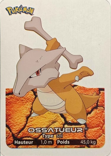 105 Ossatueur Lamincards Pokémon série 1
