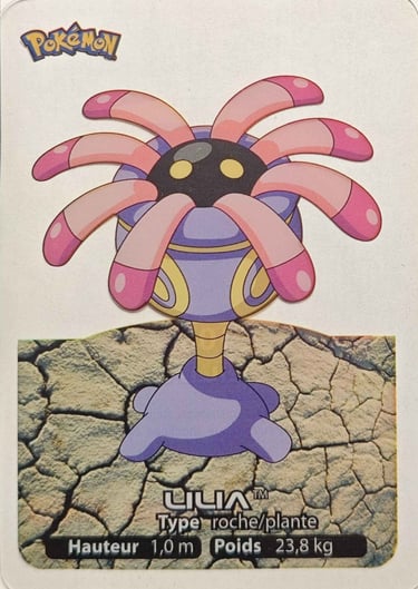 106 Lilia Lamincards Pokémon série 3