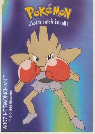 Hitmonchan Dunkin Boomer 1999