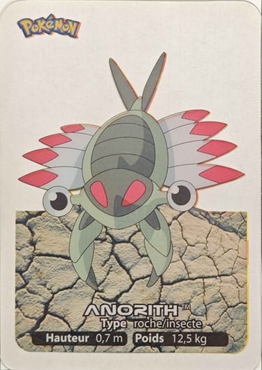 108 Anorith Lamincards Pokémon série 3