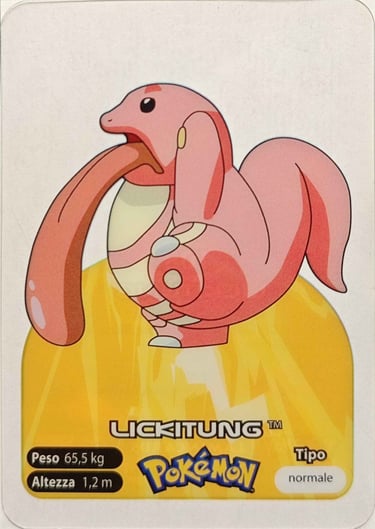 108 Lickitung lamincards spécial édition