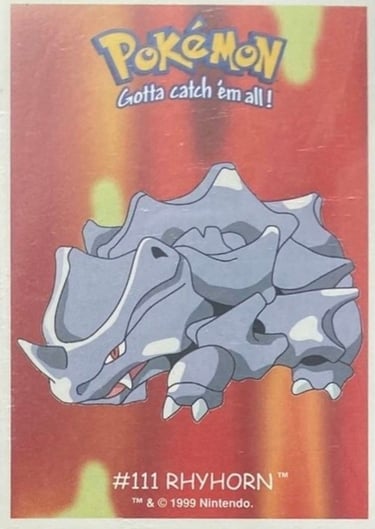 Rhyhorn Dunkin Boomer 1999