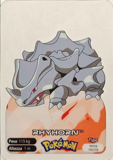 111 Rhyhorn lamincards spécial édition