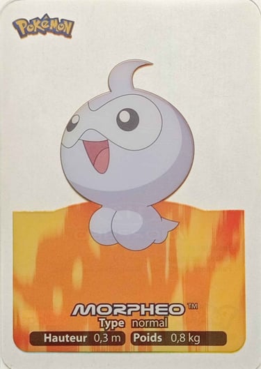 112 Morpheo Lamincards Pokémon série 3