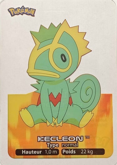 113 Kecleon Lamincards Pokémon série 3