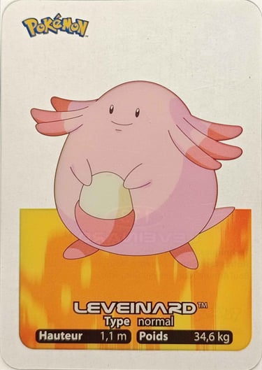 113 Leveinard Lamincards Pokémon série 1
