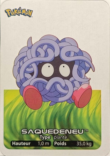 114 Saquedeneu Lamincards Pokémon série 1