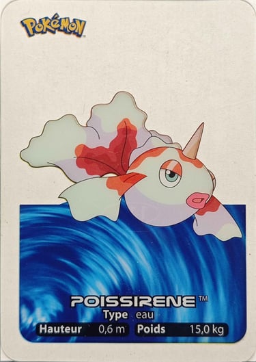 118 Poissirène Lamincards Pokémon série 1