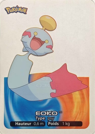 119 Eoko Lamincards Pokémon série 3