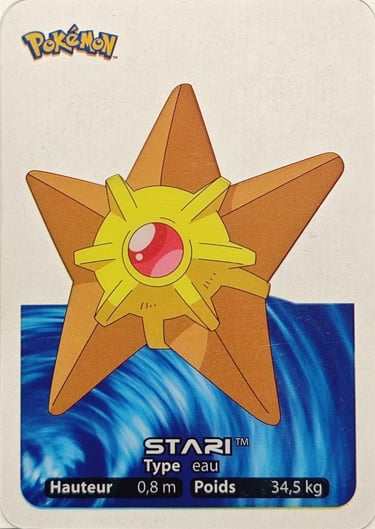120 Stari Lamincards Pokémon série 1