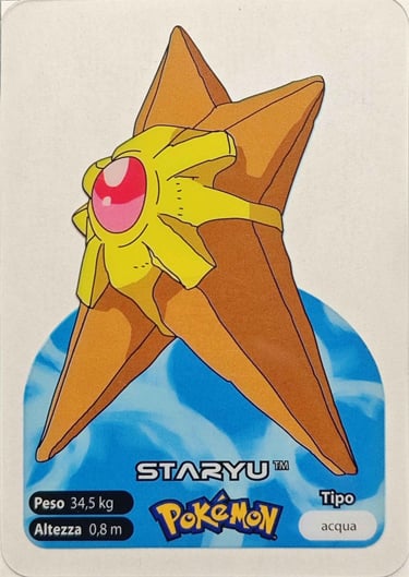 120 Staryu lamincards spécial édition