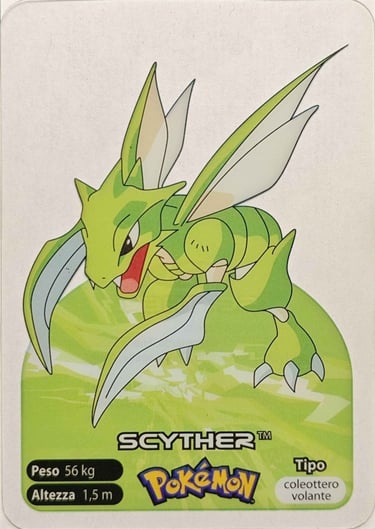 123 Scyther lamincards spécial édition