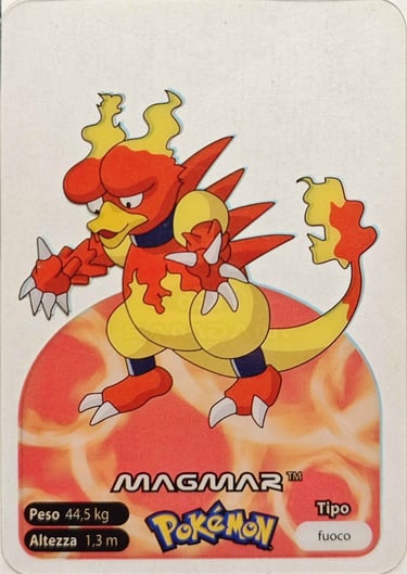 126 Magmar lamincards spécial édition