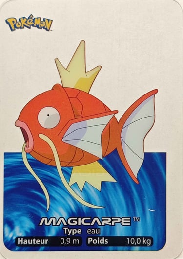 129 Magicarpe Lamincards Pokémon série 1