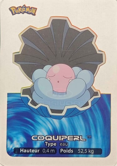 130 Coquiperl Lamincards Pokémon série 3
