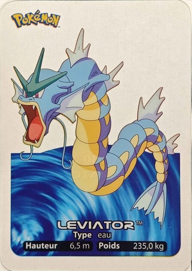 130 Leviator Lamincards Pokémon série 1