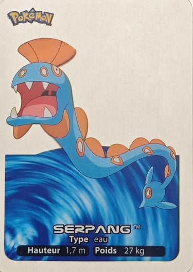 131 Serpang Lamincards Pokémon série 3
