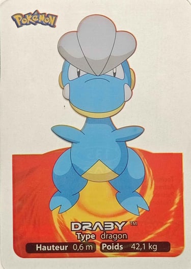 135 Drabby Lamincards Pokémon série 3