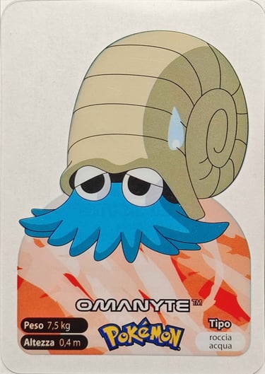 138 Omanyte lamincards spécial édition