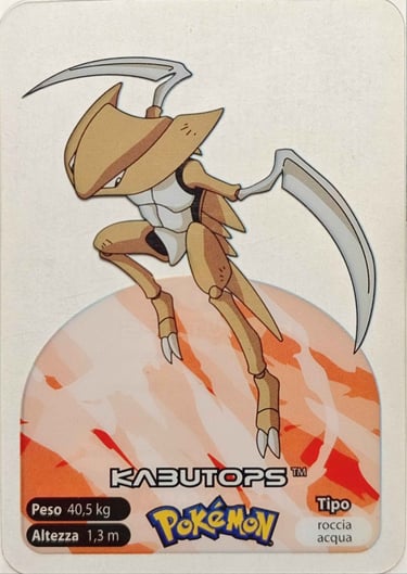 141 Kabutops lamincards spécial édition