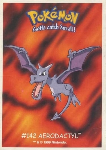 Aerodactyl Dunkin Boomer 1999