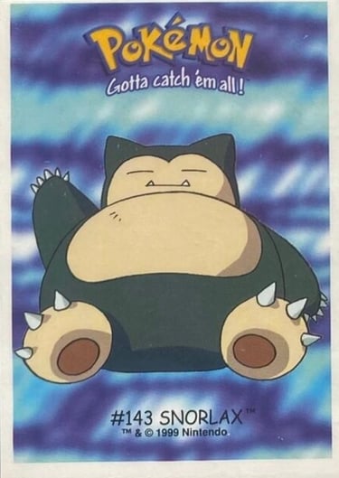 Snorlax Dunkin Boomer 1999