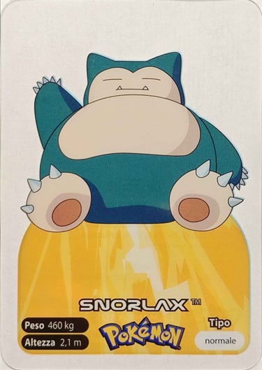 143 Snorlax lamincards spécial édition