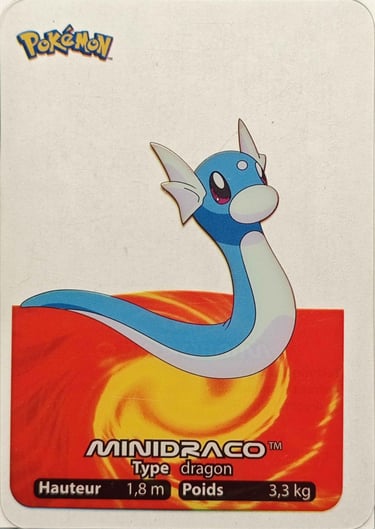147 Minidraco Lamincards Pokémon série 1