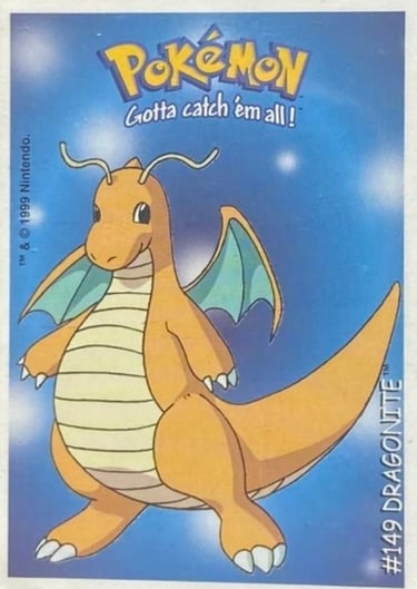 Dragonite Dunkin Boomer 1999
