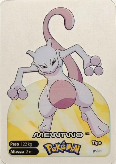 150 Mewtwo lamincards spécial édition